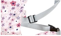 Goki porte-poupée - porte-poupée réglable motif fleuri-2