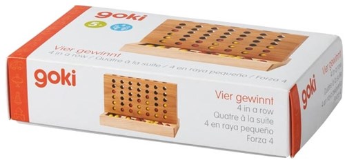 Goki jeu en bois Puissance 4 - jeu de stratégie familial-2