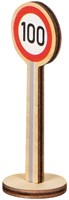 Goki Ensemble de Panneaux de Signalisation - Jouet en Bois Éducatif 40 pièces-2