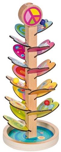 Goki jeu de billes cascade sonore jouet coloré pour enfants-2