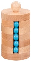 Goki Tour des billes puzzle 3D en bois jouet éducatif enfants-2