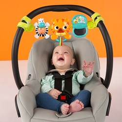 Bright Starts arche d'activités bébé avec lumières et musique pour siège auto