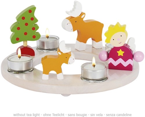 Goki bougeoir - couronne décorative pour Pâques et Noël-2