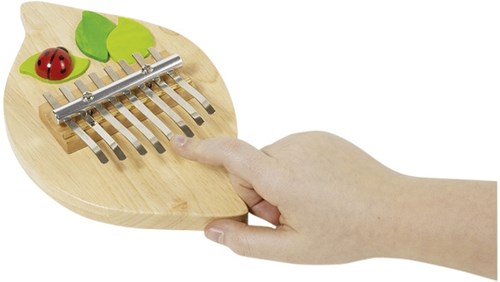 Goki Kalimba piano - instrument de musique en bois coccinelle-2