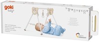Goki baby gym en bois arc-en-ciel - arche de jeu réglable bébé-2