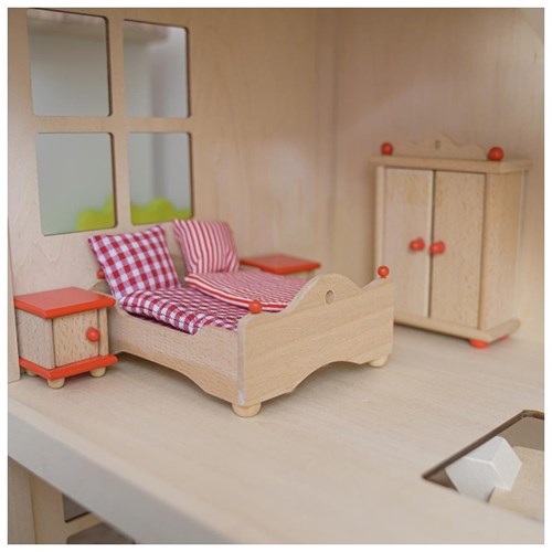Goki chambre de poupée ensemble meubles en bois classique-3