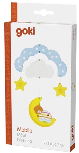 Goki mobile - Ours au pays des rêves décoration chambre bébé-3