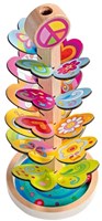 Goki jeu de billes cascade sonore jouet coloré pour enfants-3
