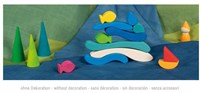 Goki blocs de construction en bois jouet coloré pour enfants-3