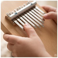 Goki Kalimba instrument de musique - piano à pouces en bois pour enfants-3