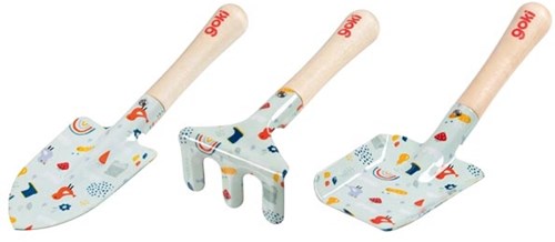 Goki ensemble d’outils de jardin pour enfants - printemps - jouet jardinage-2