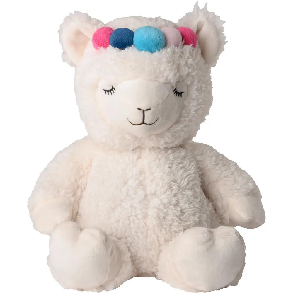 Warmies peluche chauffante micro-ondes alpaga parfum lavande 30 cm