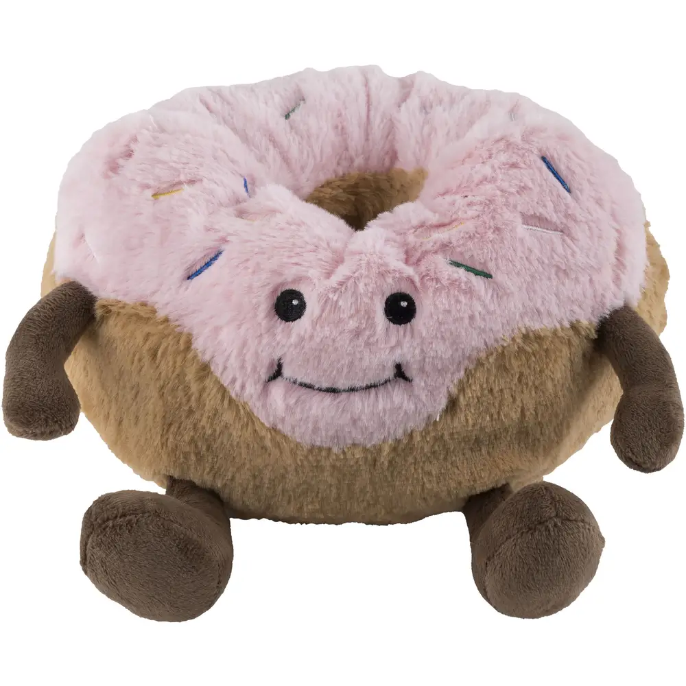 Warmies peluche donut rose marron lavande jouet chauffant