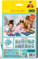 Avenir livre à gratter jouet créatif mini A5 set artistique voyage-2