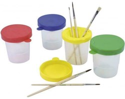 Haba gobelet à pinceaux avec couvercle - gobelet d'eau pratique pour enfants