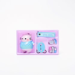 OttoSimon figurine à jouer Pembe bento box avec accessoires et porte-clés