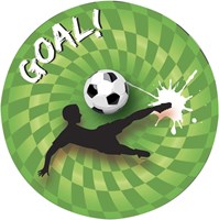 Haza assiettes de fête football carton 8 pièces - anniversaire football
