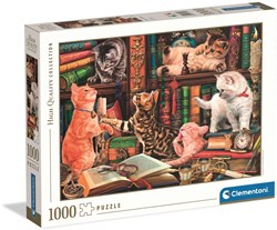 Clementoni puzzle 1000 pièces Curious Whiskers puzzle chat
