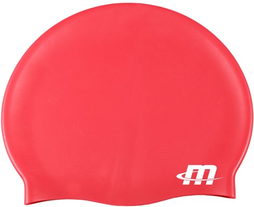 Megaform bonnet de bain junior silicone rouge pour enfants 2-8 ans
