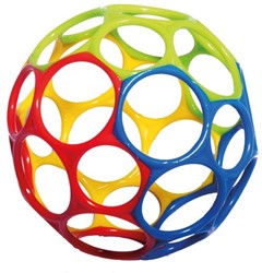 Oball Classique Bleu/Vert/Jaune - 10 cm