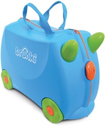 Trunki Valise Enfant à Roulette à Chevaucher Bleu - Terrance