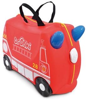 Trunki Valise Enfant - Camion de Pompier Frank - Bagage à Main à Roulettes-2