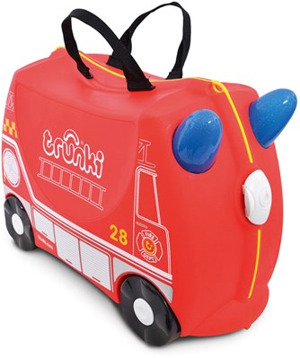 Trunki Valise Enfant - Camion de Pompier Frank - Bagage à Main à Roulettes-3