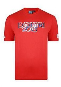Canterbury T-shirt sport Coupe du Monde 2015 enfants rouge taille 164