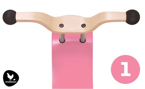Wishbonebike draisienne jouet Mini-Flip Mix & Match Top bois rose