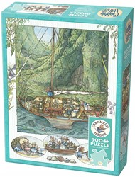 Cobble Hill puzzle 500 pièces - Brambly Hedge aventure en train puzzle