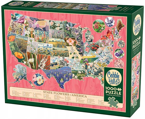 Cobble Hill puzzle 1000 pièces fleurs Amérique puzzle