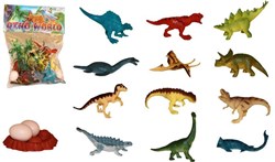 Dino's met accessoires in zak 17-delig