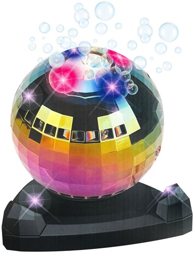 Disco bubble set met licht party time