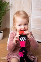 Mom's Care jouet bébé anneau de dentition et lapin sensoriel-2