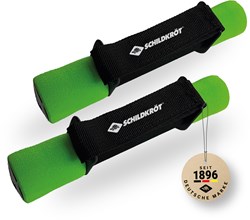Schildkröt set d'haltères fitness 2x 0,5kg avec poignée en mousse