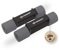 Schildkröt set d'haltères fitness 2x 1,0kg avec sangle de main réglable