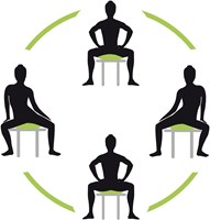 Schildkröt coussin d'assise Fit+ coussin d'équilibre ergonomique pour le dos et la posture-3