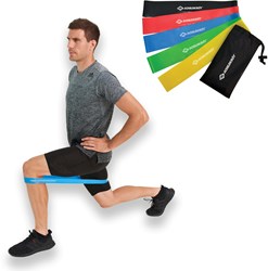 Schildkröt fitness mini bandes de résistance set 5 pièces latex entraînement