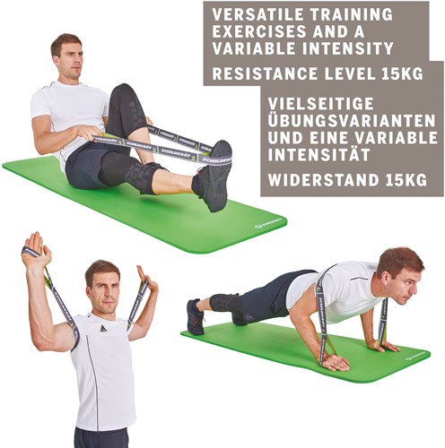 Schildkröt bande de résistance élastique fitness 15,0kg bande d'entraînement-3