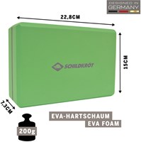 Schildkröt bloc de yoga vert - accessoire fitness pour yoga et pilates-2