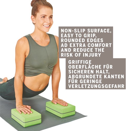 Schildkröt bloc de yoga vert - accessoire fitness pour yoga et pilates-3
