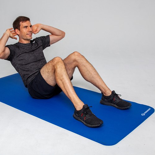 Schildkröt tapis de fitness XL bleu - extra épais et confortable 195x80cm-3