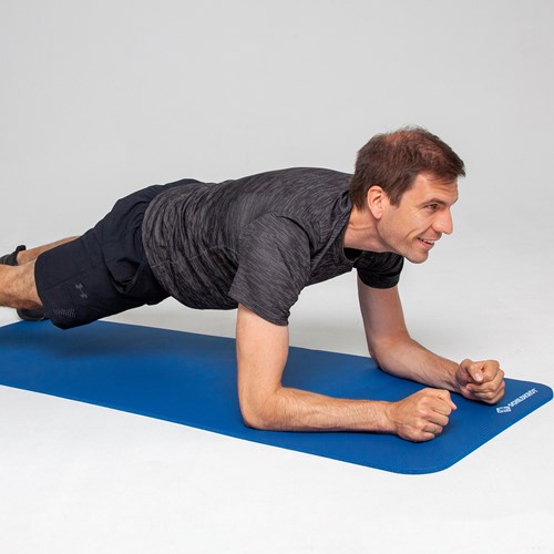Schildkröt tapis de fitness bleu 10mm antidérapant avec sangle et conseils-3