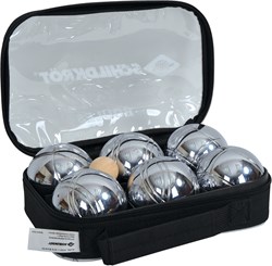 Schildkröt Set de Boccia acier - Ensemble de boules en métal avec sac