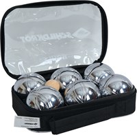 Schildkröt Set de Boccia acier - Ensemble de boules en métal avec sac