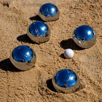 Schildkröt Set de Boccia acier - Ensemble de boules en métal avec sac-2