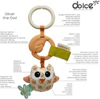 Dolce Toys Earth activity pendant - Oliver Owl - Collier d'activité Terre Dolce Toys - Oliver Owl-2