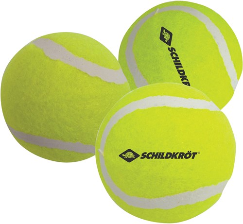 Schildkröt set de balles de tennis - 3 pièces - idéal pour enfants et chiens