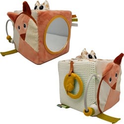 Dolce Toys Cube d'activités Earth - Fiona Fox & Oliver Owl