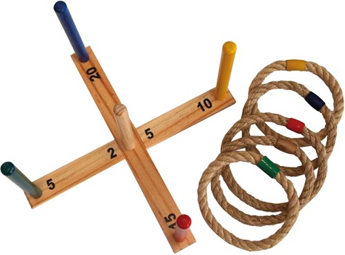 Schildkröt jeu de lancer d'anneaux en bois FSC certifié pour le jardin-2